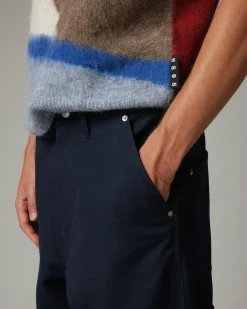 Cheap Highsnobiety HS05 Alpaca Abstract Sweater Vest Red/Blue unavailable