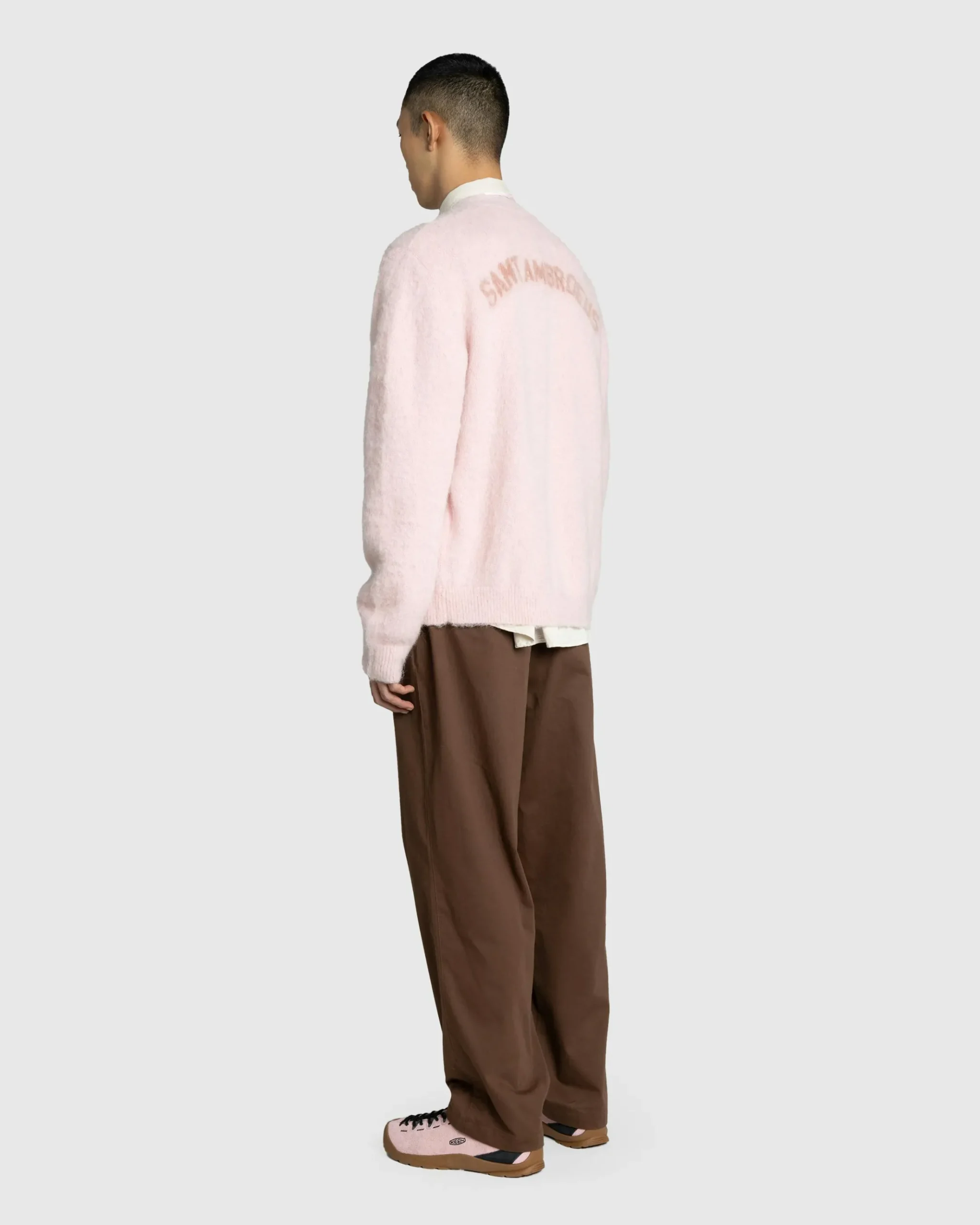 Outlet Sant Ambroeus Alpaca Cardigan Pink lightpink