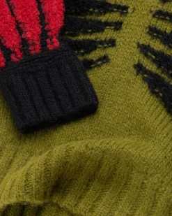 Sale GmbH Alpaca Merino Blend Jumper black/green/red