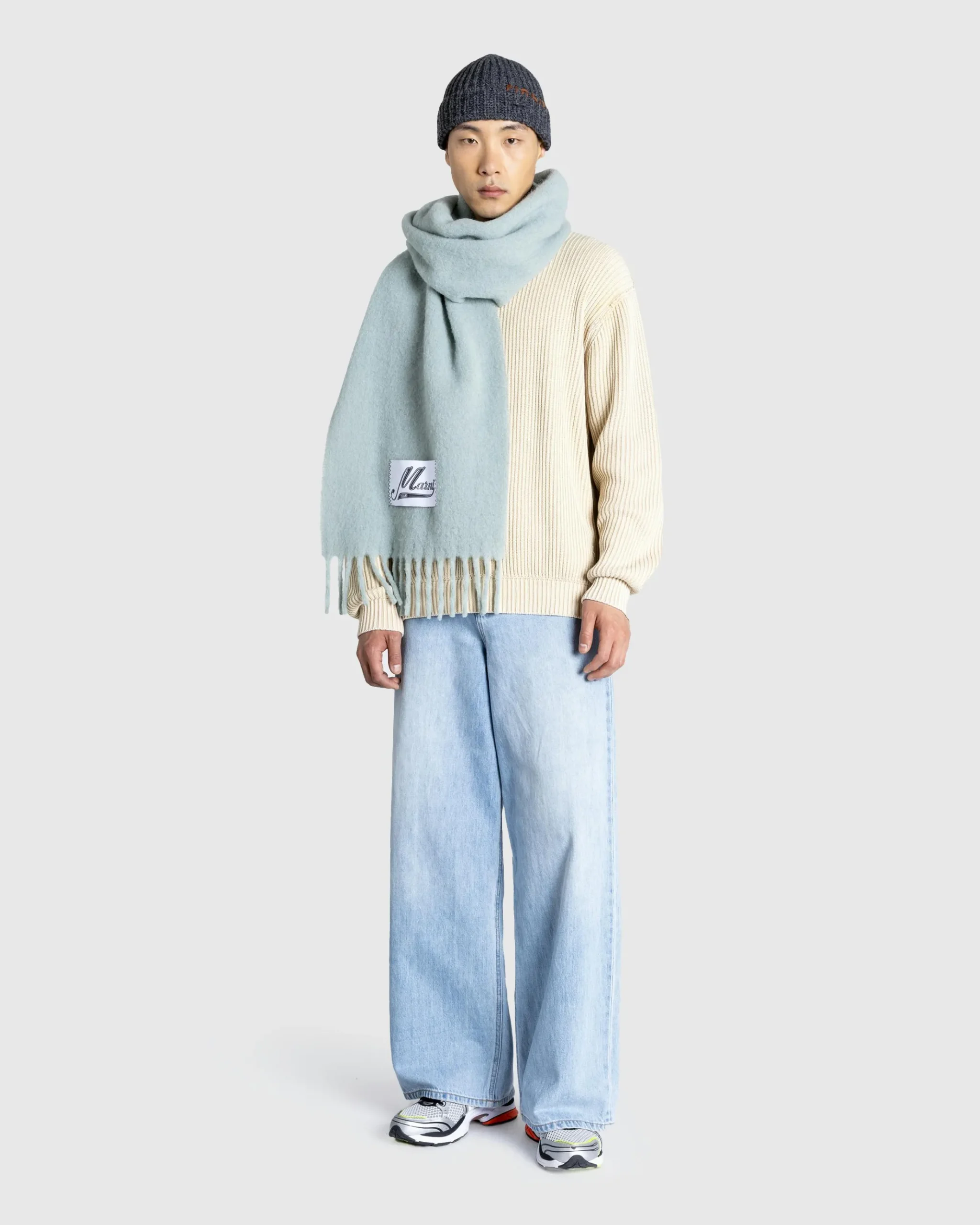 Outlet Marni Alpaca Scarf linden