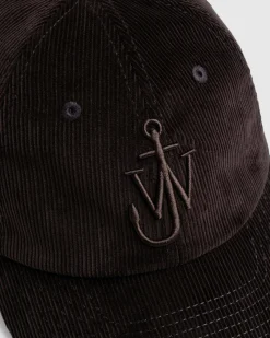 Clearance J.W. Anderson Anchor Logo Baseball Cap Dark Brown darkbrown