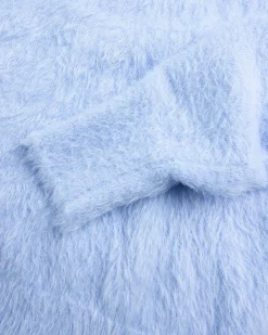 Best Rassvet ANGEL MOHAIR POLO KNIT LIGHT BLUE lightblue