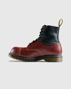 Best Sale MM6 Maison Margiela Ankle Boot Oxblood Red/Black oxbloodred/black