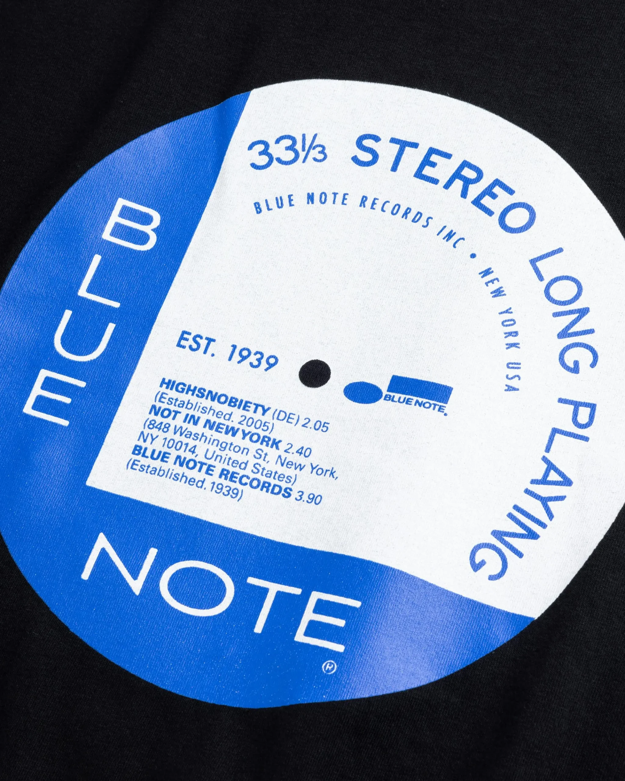 New Blue Note Records Anniversary Long-Sleeve T-Shirt Black unavailable