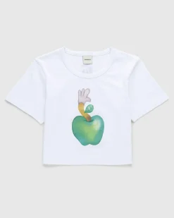 Discount Highsnobiety Apple Baby Tee white