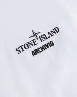 Shop Stone Island Archivio T-Shirt white