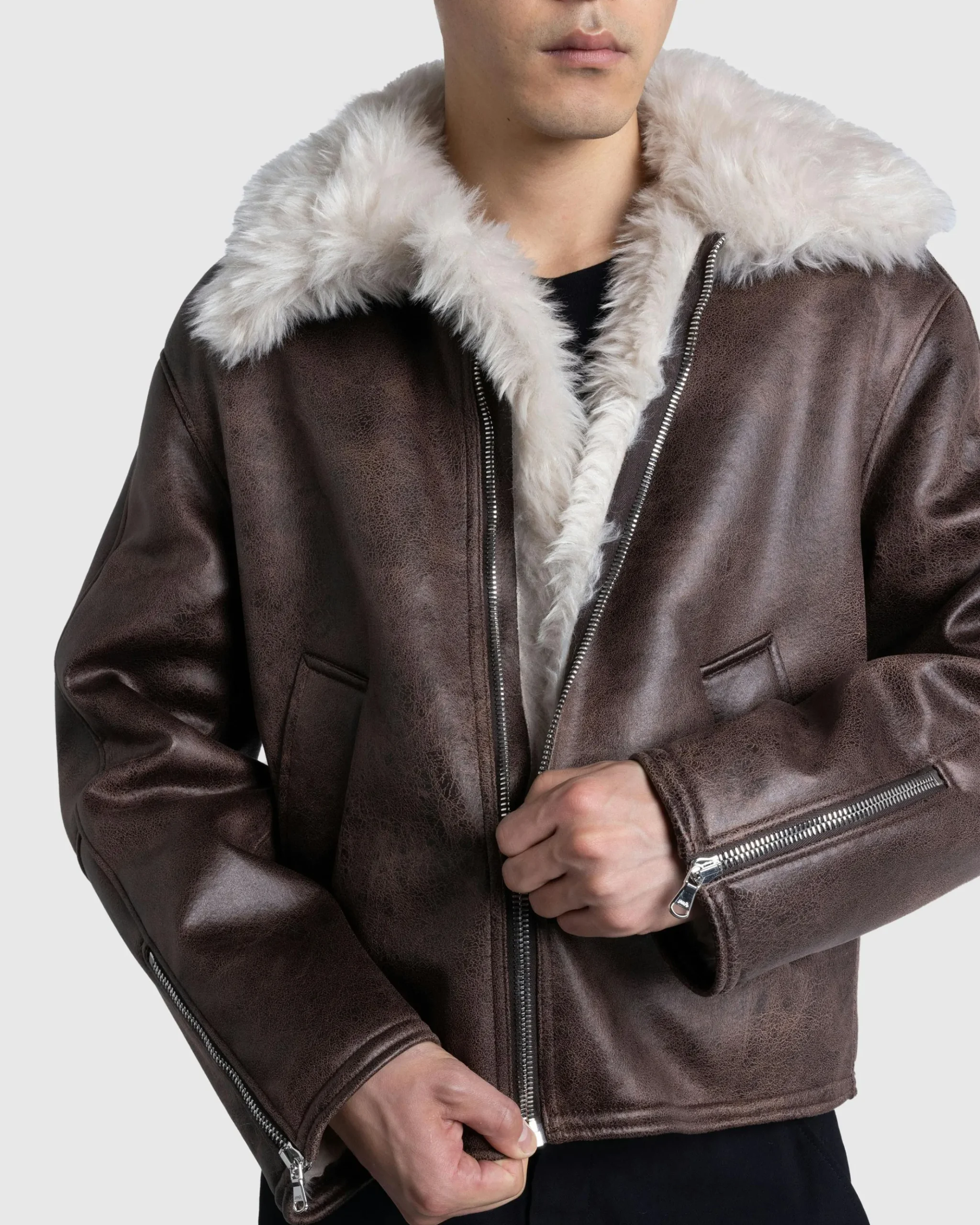 Discount Séfr Asante Jacket Faux Aviator fauxaviator