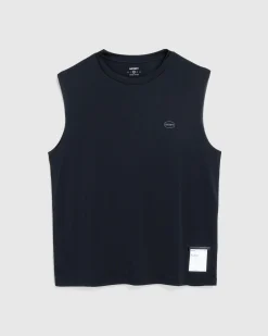 Cheap Satisfy AuraLite Muscle Tee black