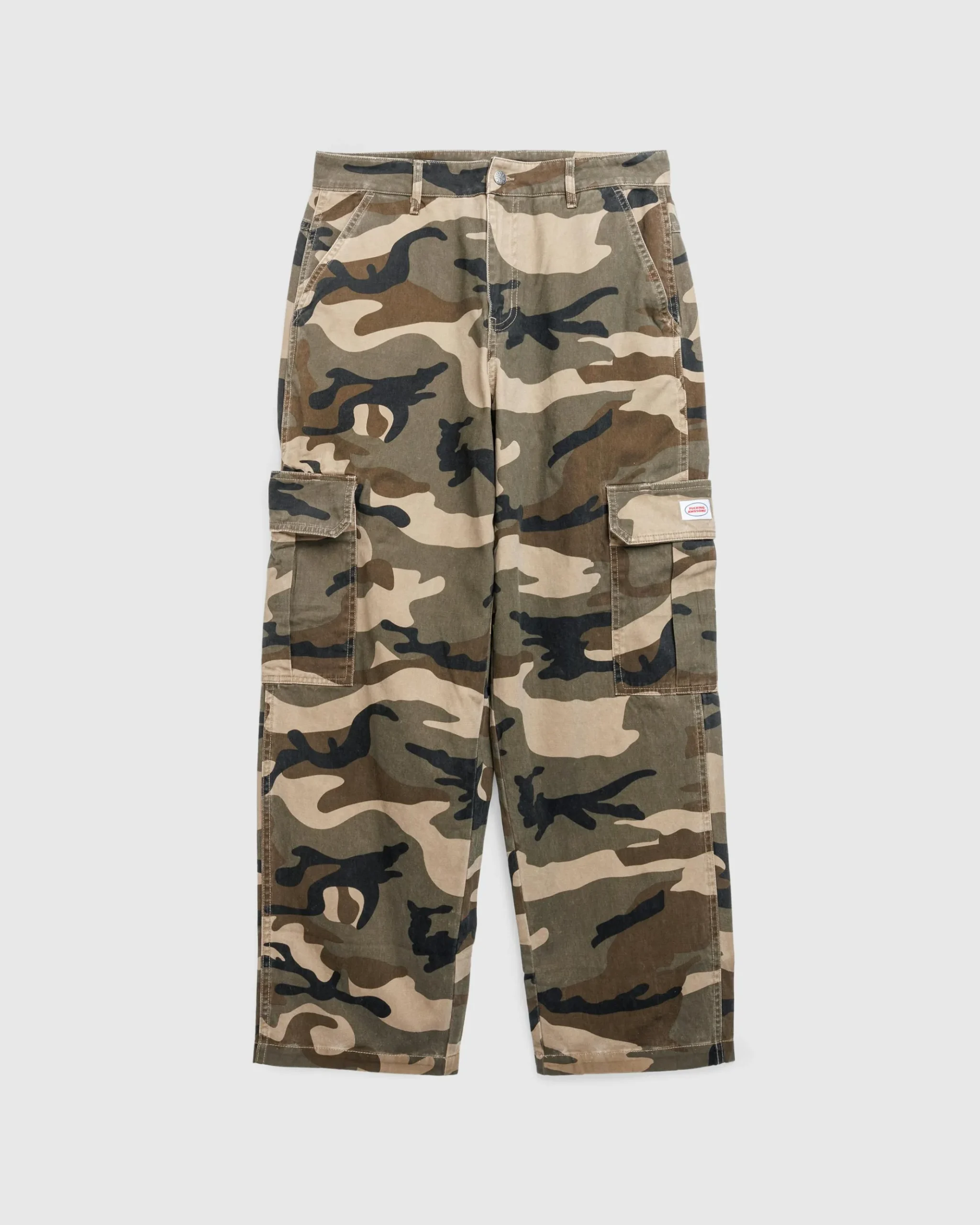 Flash Sale Fucking Awesome Baggy Cargo Pant Washed Camo washedcamo