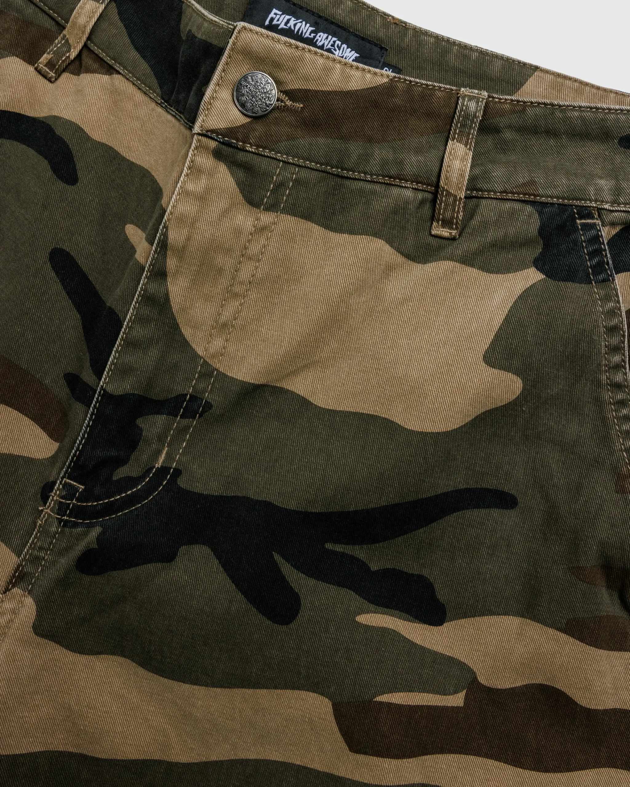 Flash Sale Fucking Awesome Baggy Cargo Pant Washed Camo washedcamo