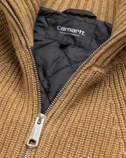 Best Sale Carhartt WIP Banley Sweater Jacket peanut
