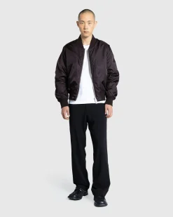 Store Meta Campania Collective Bastien Nylon Cropped Bomber Dark Chocolate Brown darkchocolatebrown