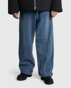 Fashion Jil Sander Belted Denim Trouser canard
