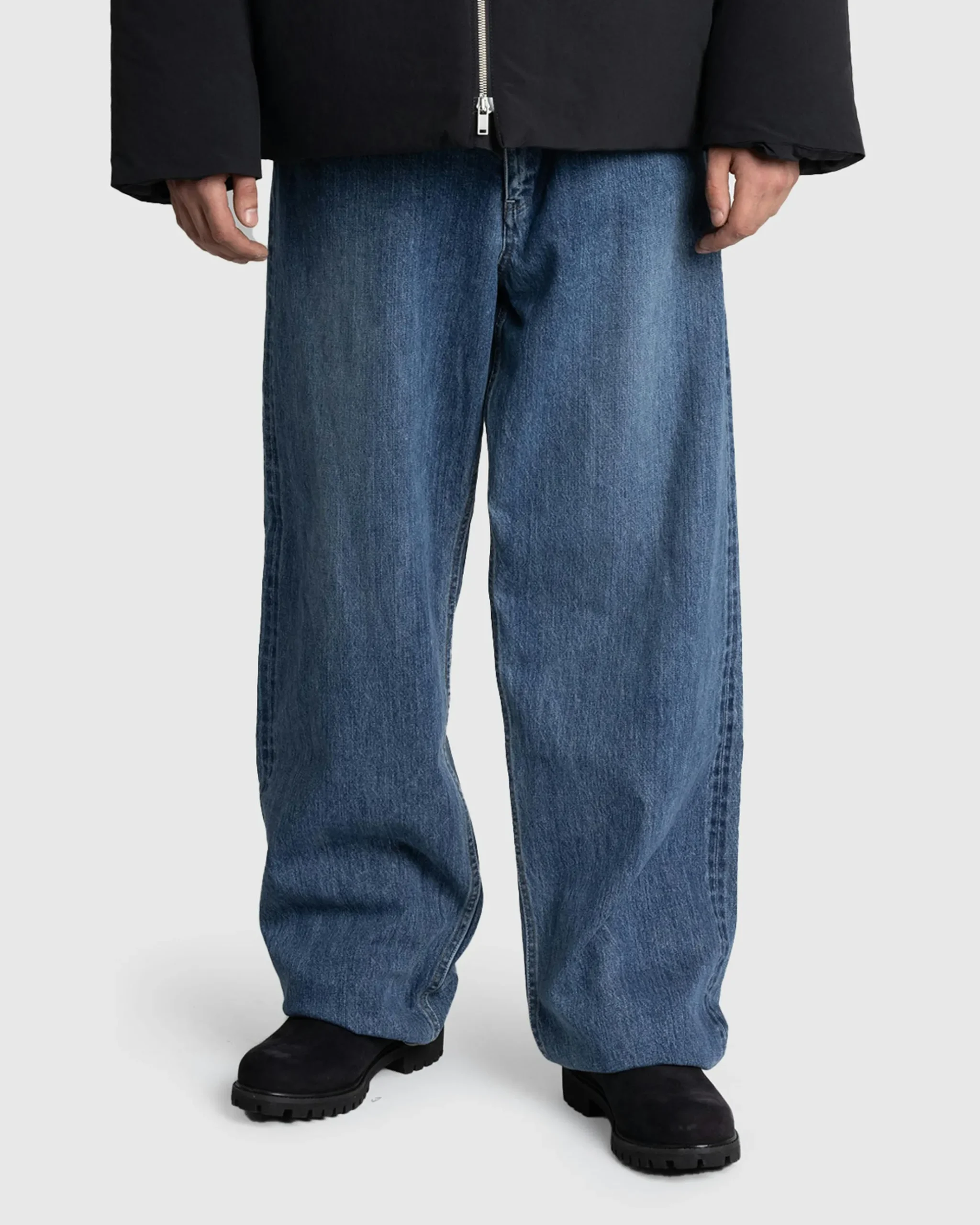 Fashion Jil Sander Belted Denim Trouser canard