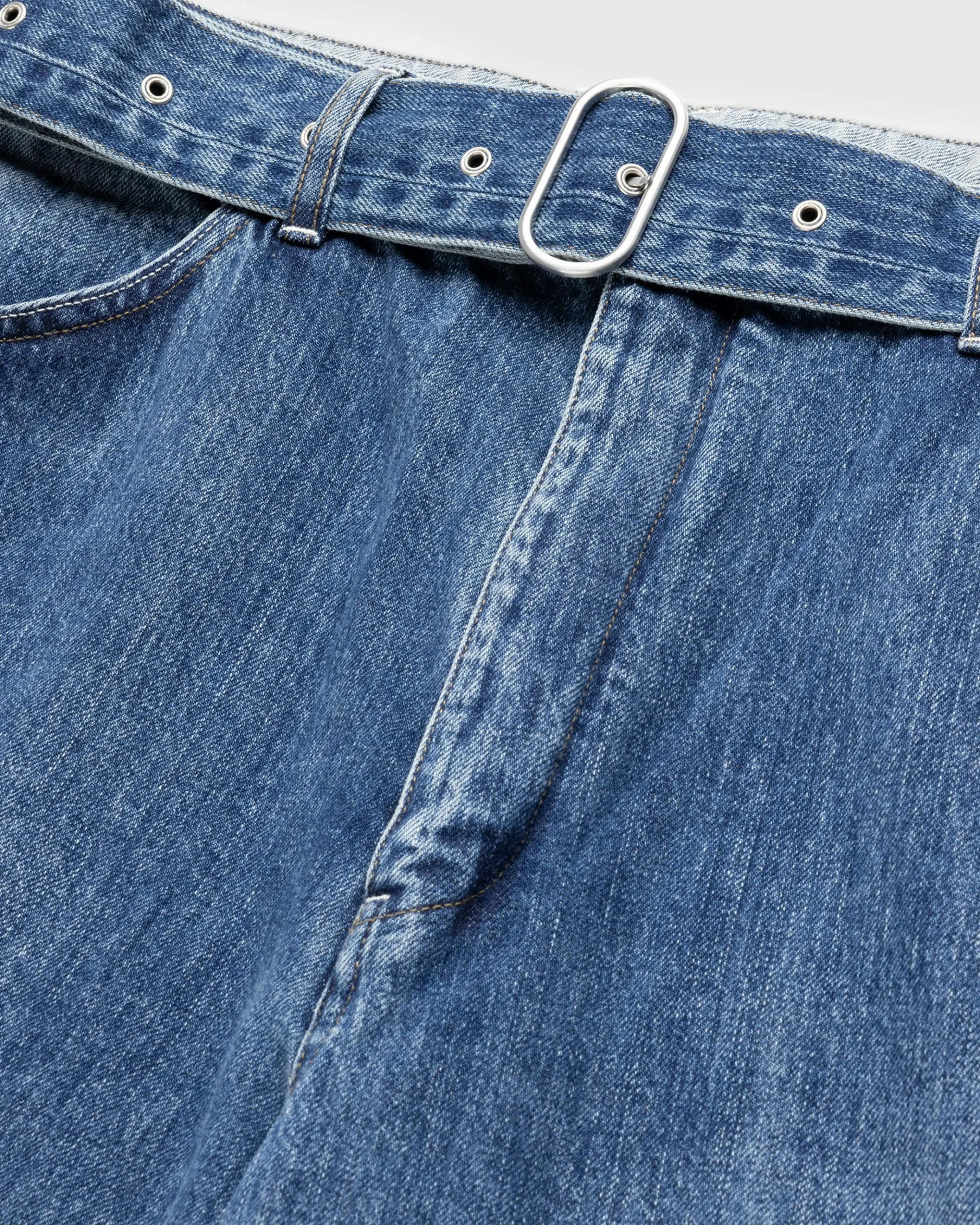 Fashion Jil Sander Belted Denim Trouser canard