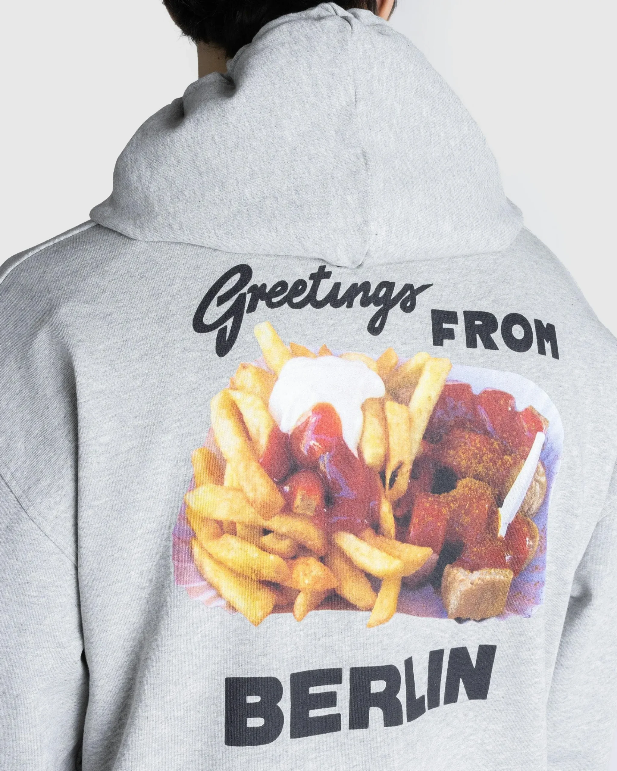 Shop Carne Bollente Berghain Days Hoodie Gray grey