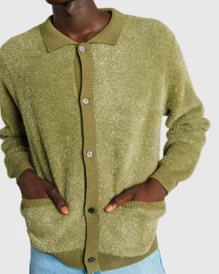 Best Fucking Awesome Big Night Out Cardigan olive/glitter