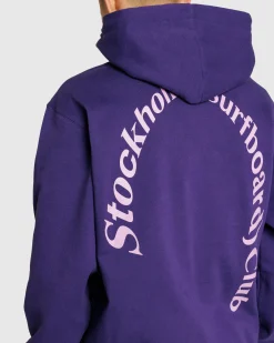 Discount Stockholm Surfboard Club Bjorn Hoodie plum