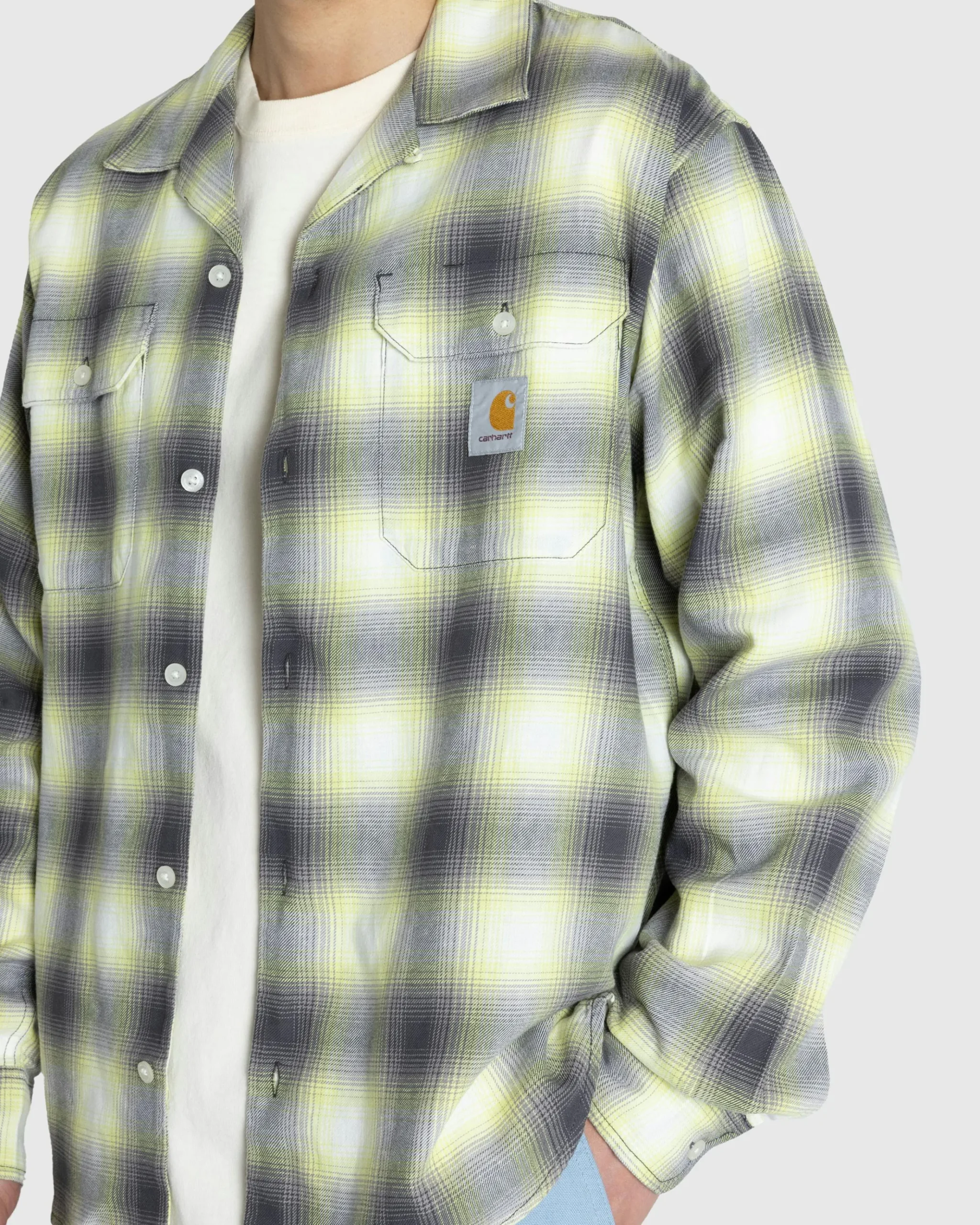 Flash Sale Carhartt WIP Blanchard Check Shirt Arctic Lime blanchardcheck,arcticlime