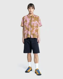 Hot Stockholm Surfboard Club Bleached Zip Shirt orange