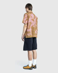 Hot Stockholm Surfboard Club Bleached Zip Shirt orange
