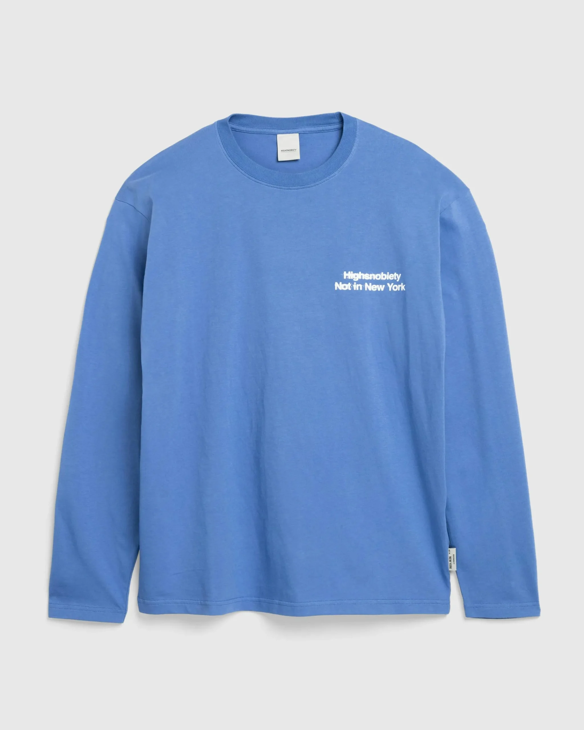 Outlet Highsnobiety Blur Long-Sleeve T-Shirt blue