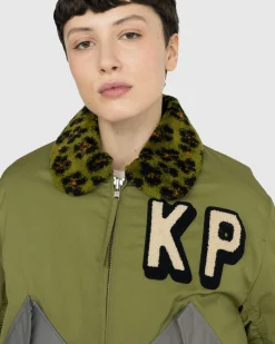 Hot Kenzo Bomber Jacket Green khaki