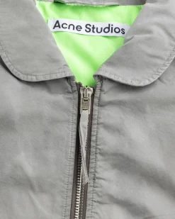 Shop Acne Studios Bomber Jacket Mid Grey midgrey
