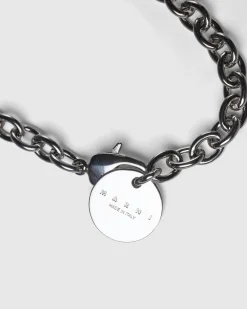 Cheap Marni Bone Necklace red