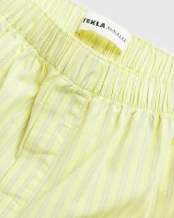 Cheap Tekla Boxer Shorts Light Moss Stripes lightmossstripes