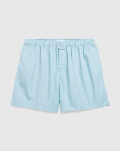 Clearance Tekla Boxer Shorts Mist Stripes miststripes