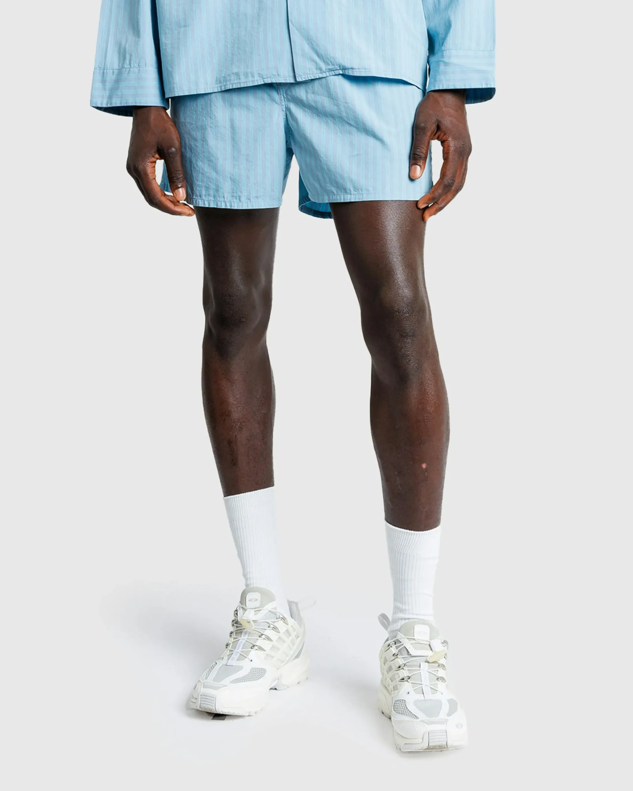 Clearance Tekla Boxer Shorts Mist Stripes miststripes