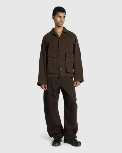 Store Lemaire Boxy Jacket espresso