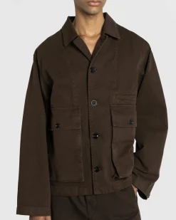 Store Lemaire Boxy Jacket espresso