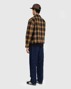 Outlet Awake NY Brushed Flannel Shirt Jacket Orange/Multi orangemulti