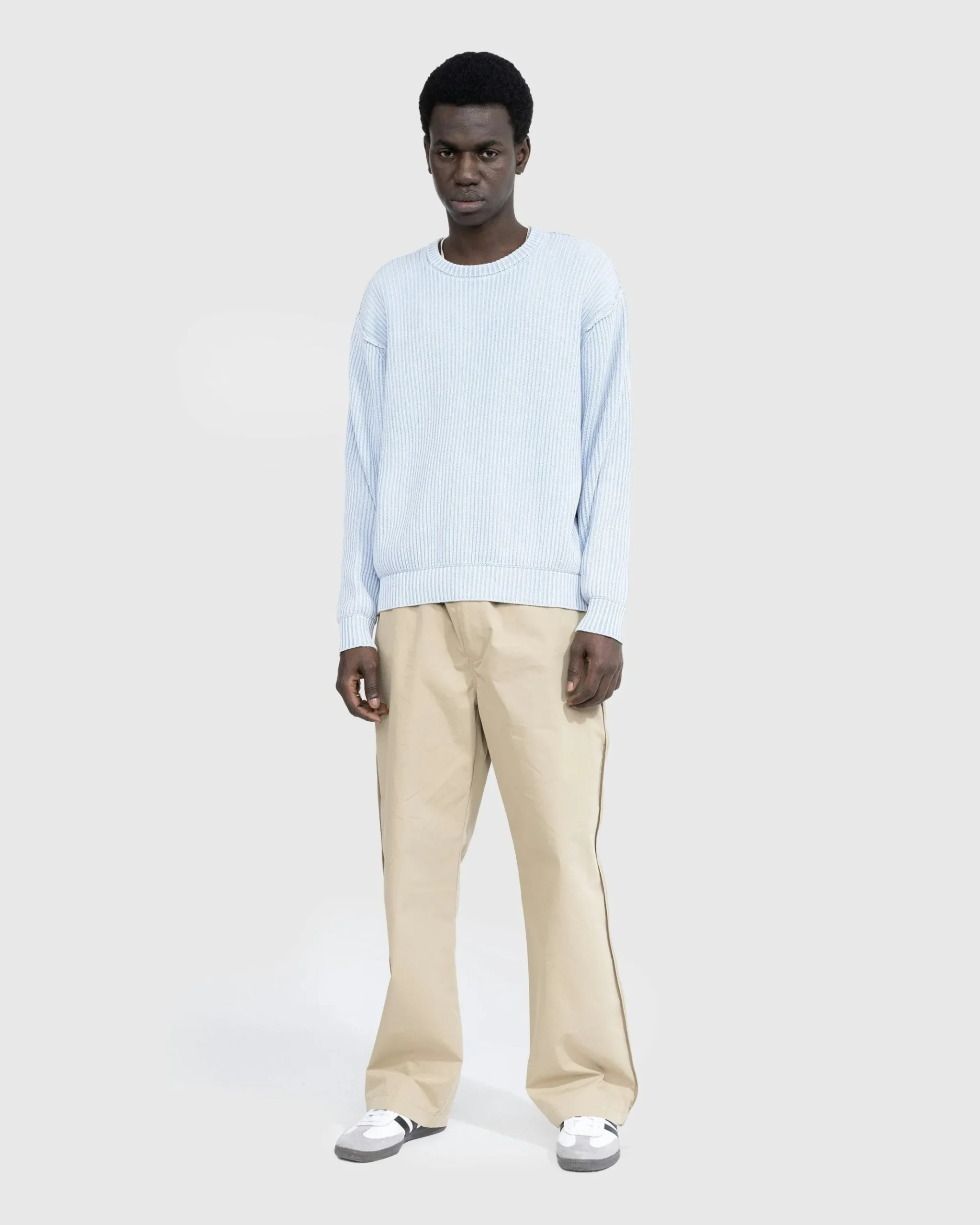 Outlet Highsnobiety HS05 Brushed Reverse Piping Trouser beige