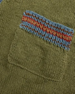 Clearance Story mfg. Bulb Cardigan olive