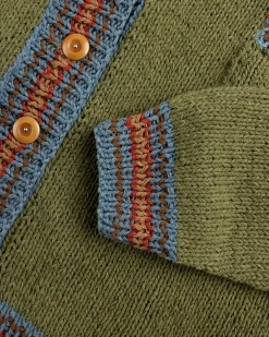 Clearance Story mfg. Bulb Cardigan olive