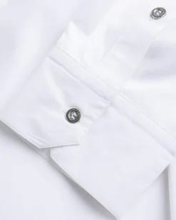 Shop Mugler Button-Down Top Blanc Optique blancoptique