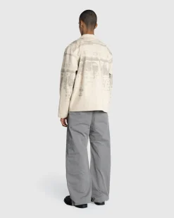 Hot Café de Flore Café Jacket Beige printed