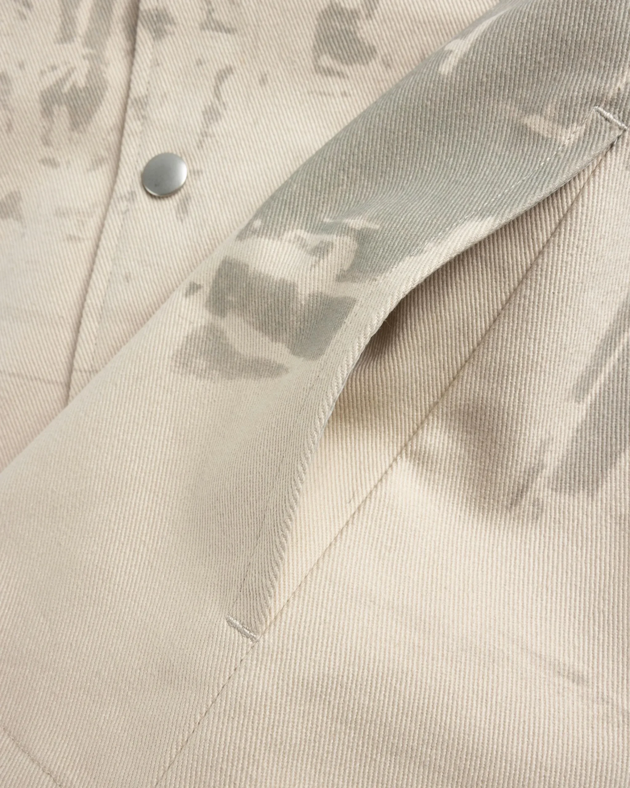 Hot Café de Flore Café Jacket Beige printed