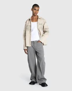 Hot Café de Flore Café Jacket Beige printed