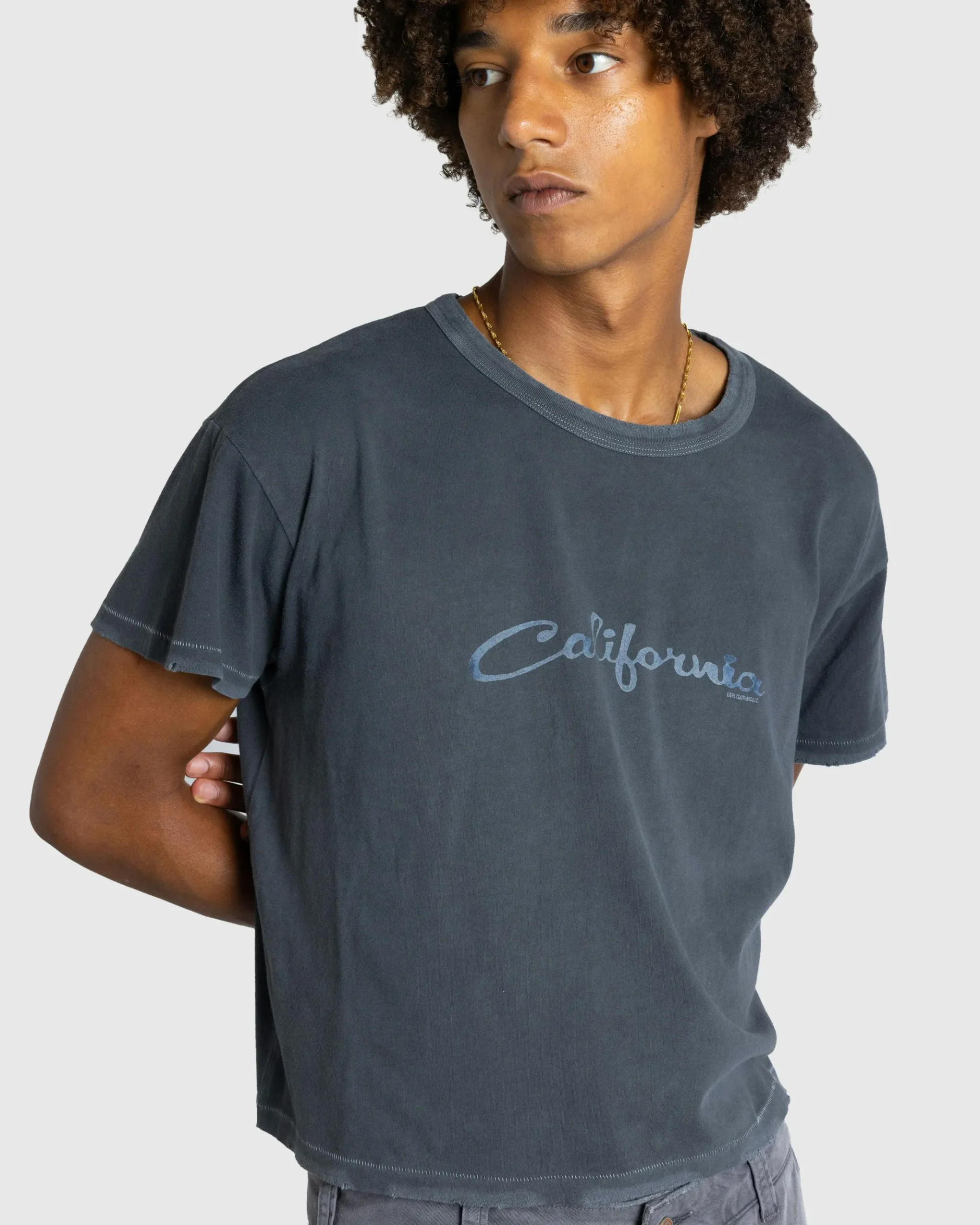 Outlet ERL California Signature T-Shirt black