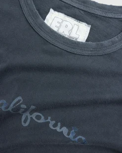 Outlet ERL California Signature T-Shirt black