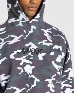 Hot Awake NY Camo Hoodie Green greencamo