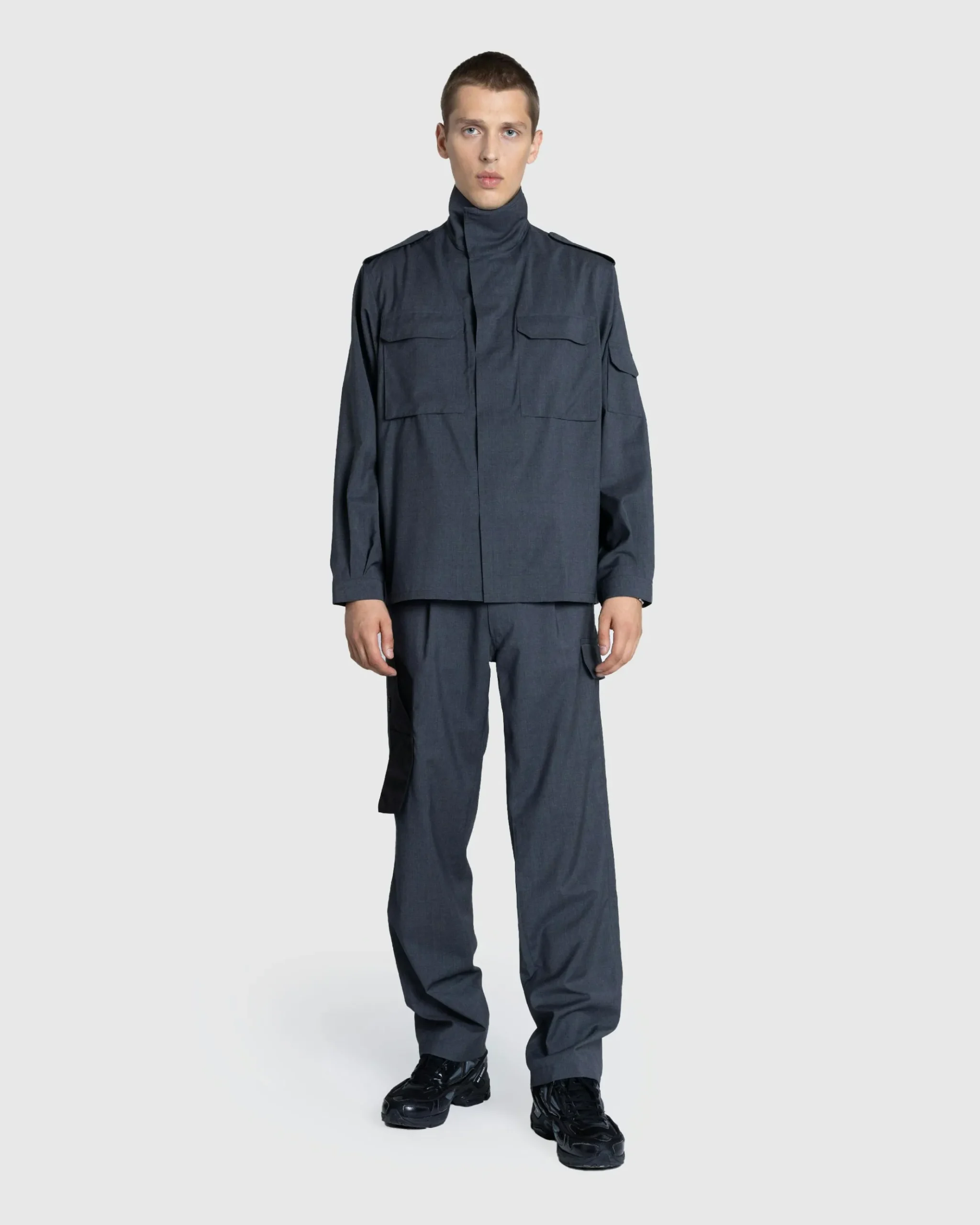 Online Olly Shinder Cargo Suit Trouser With Cordura Knife Pocket grey/black