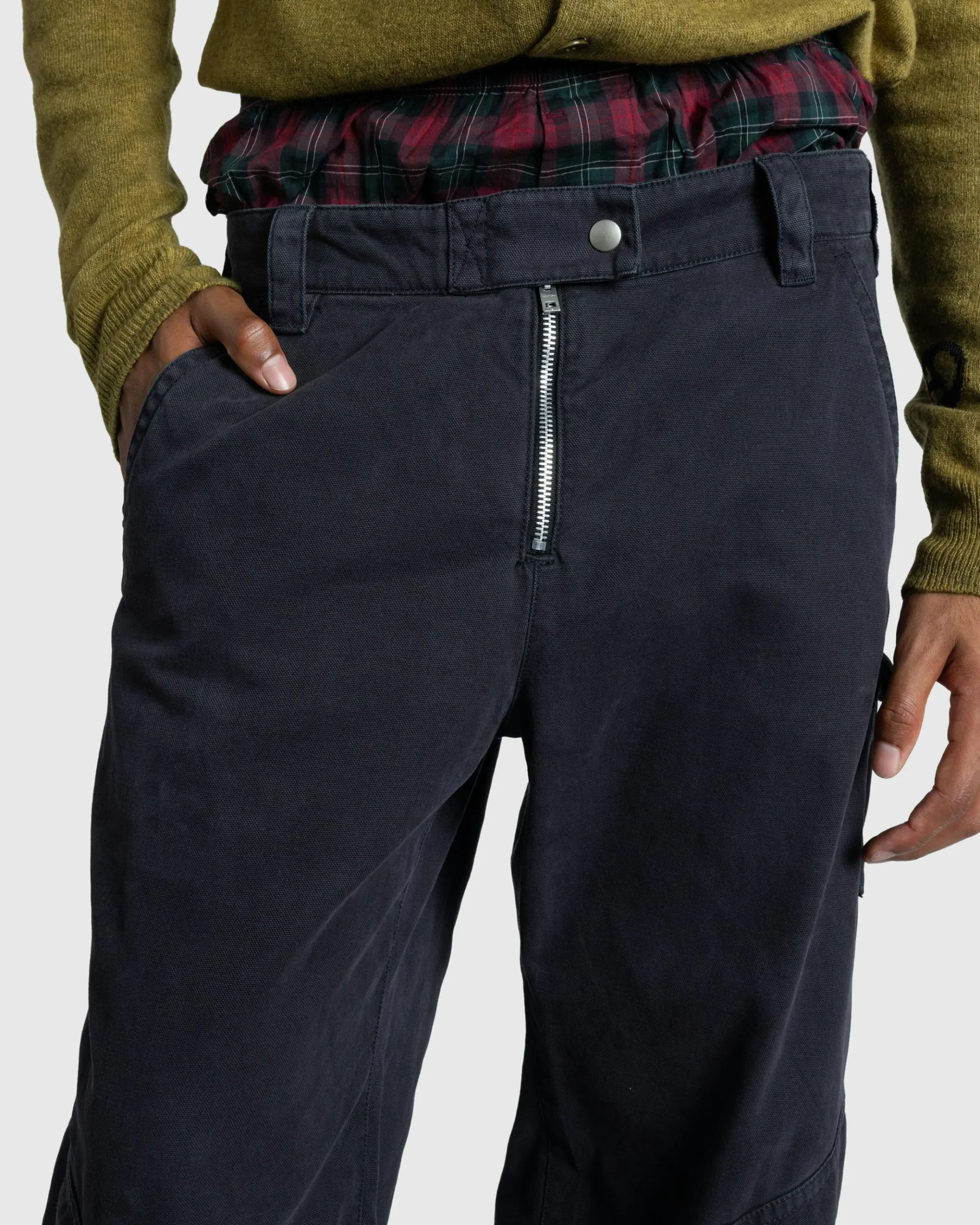Sale Acne Studios Cargo Trousers Charcoal Grey charcoalgrey