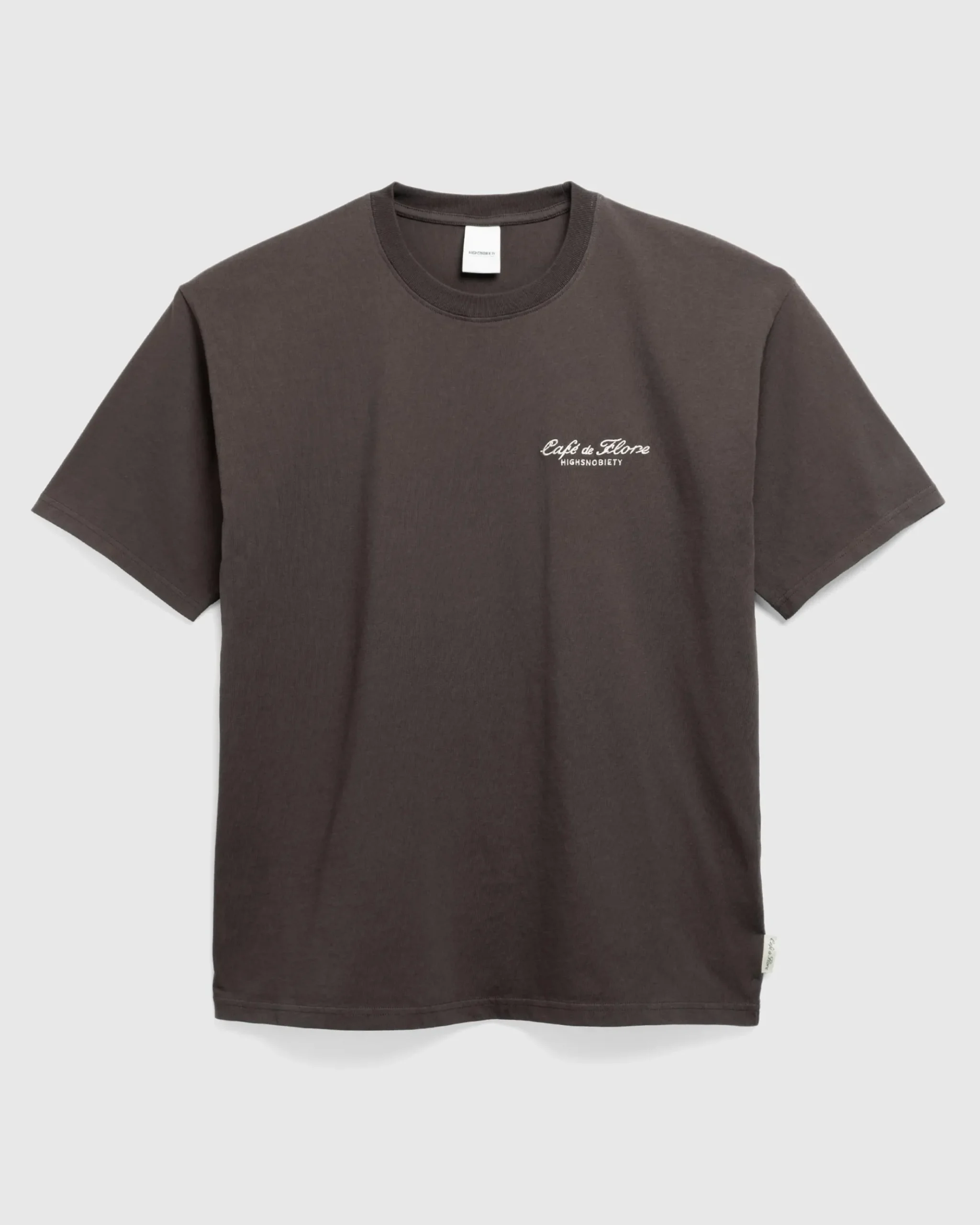 Fashion Café de Flore Chocolat T-Shirt Brown darkgrey