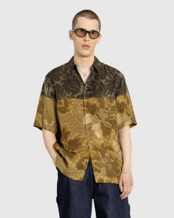 Shop Dries van Noten Clasen Short-Sleeve Shirt Dessin C dessinc