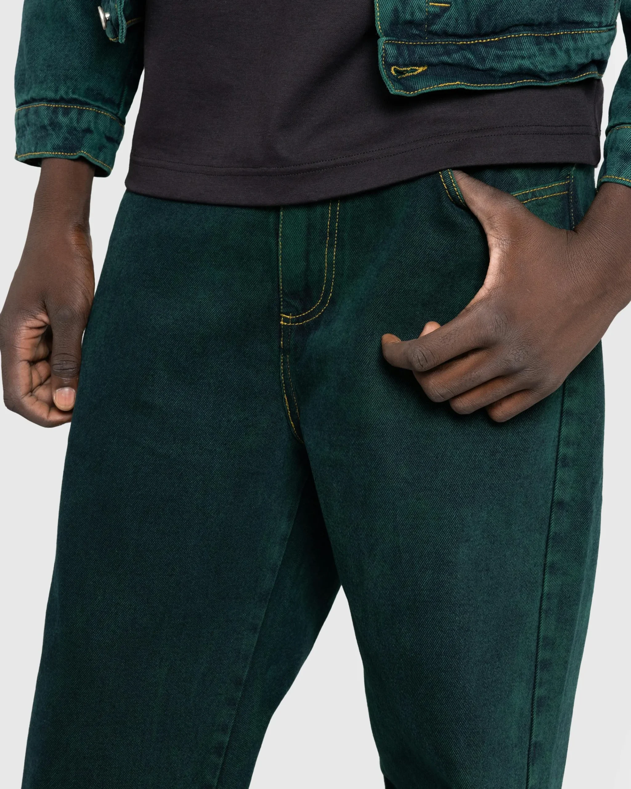Best Sale Rassvet Classic Denim Pants Woven green